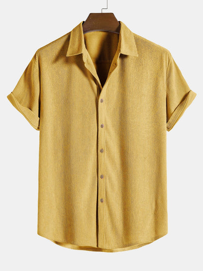 Summer Set Corduroy Overhemd & Shorts