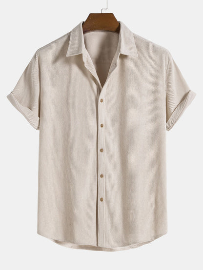 Summer Set Corduroy Overhemd & Shorts