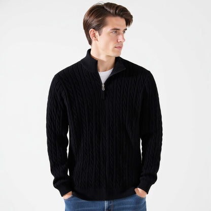 Monza Quarter Zip-Up Sweater